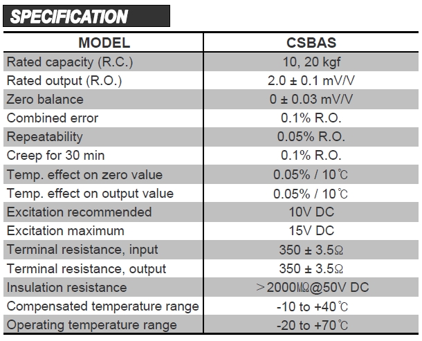 CTAPlus Thailand S-Beam Special Load Cell CSBAS