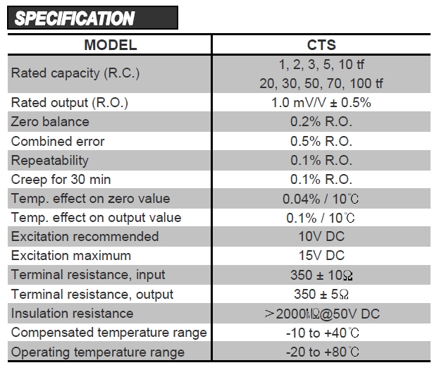 CTAPlus Thailand Tension Load Cell CTS
