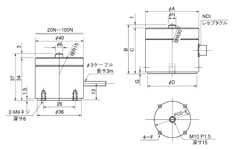 NTS Thailand LCM Compression Load Cell NTS Thailand LCM Compression Load Cell