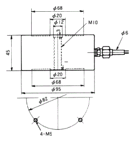 NTS Thailand LCX-P Compression Load Cell NTS Thailand LCX-P Compression Load Cell