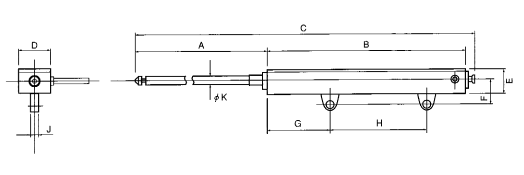 Showa Thailand TCLA-B Sliding Resistance Displacement Transducer Showa Thailand TCLA-B Sliding Resistance Displacement Transducer