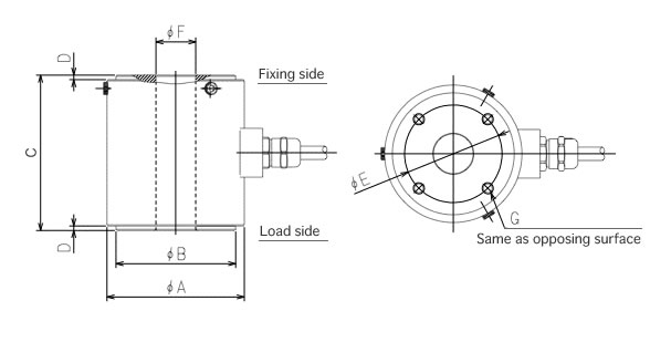 Showa Thailand PHC Center Hole Type Load Cell Showa Thailand PHC Center Hole Type Load Cell
