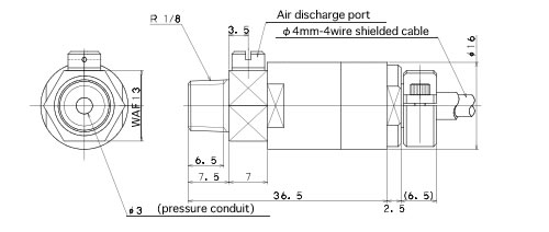 SHOWA Thailand รุ่น HVJS-JG High Temperature and Vibration-proof Pressure Transducer 